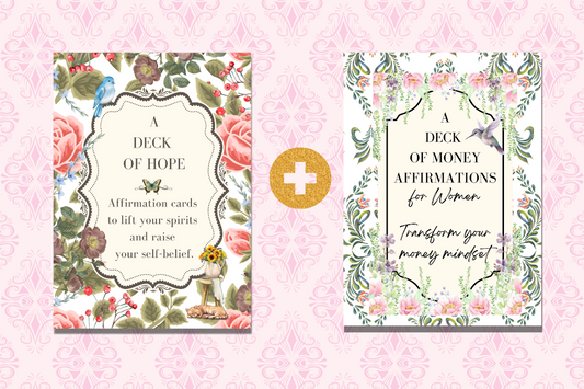 A Deck of Hope & Money Affirmations for Women