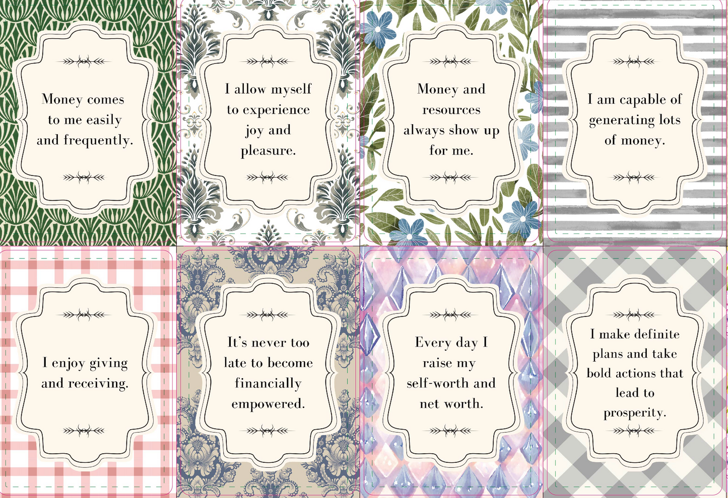 A Deck of Hope & Money Affirmations for Women